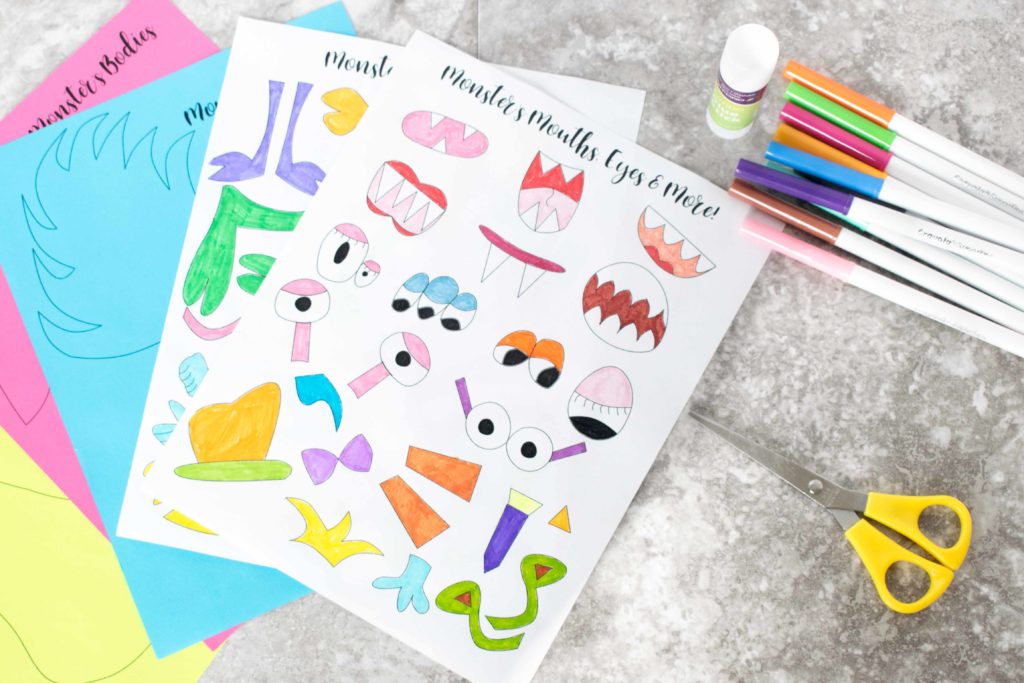 Do you have plans for today? What about spending some time with your little ones on this Adorable Matching Monsters Craft! 