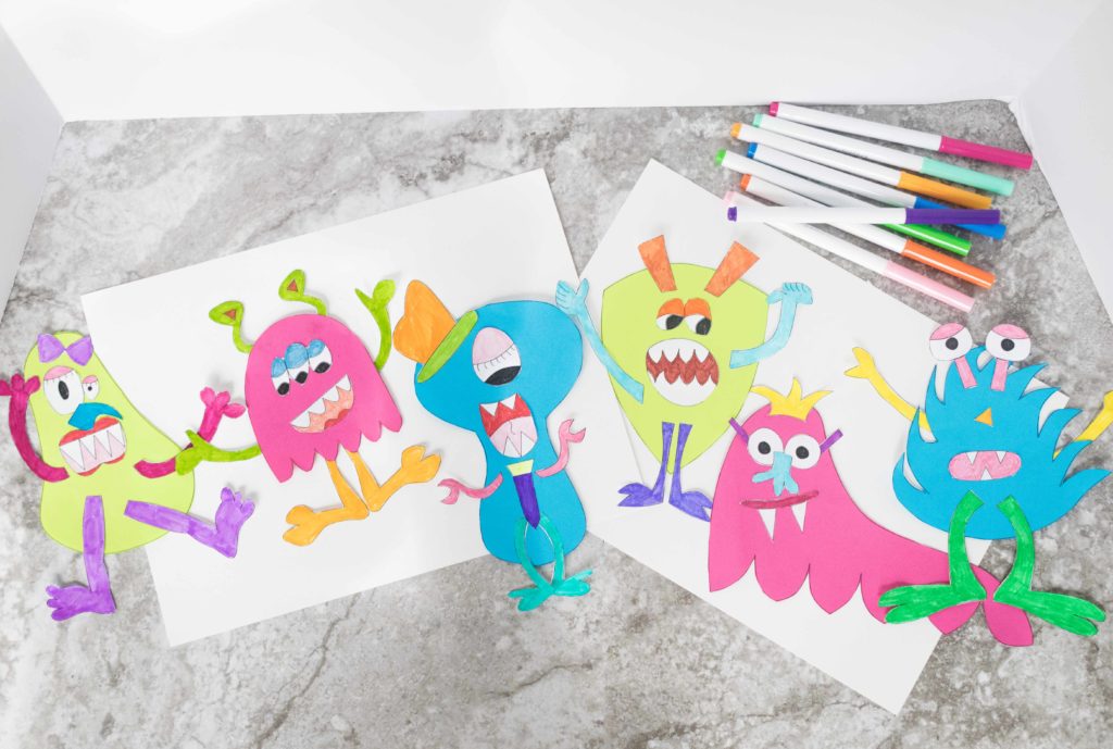 Do you have plans for today? What about spending some time with your little ones on this Adorable Matching Monsters Craft! 