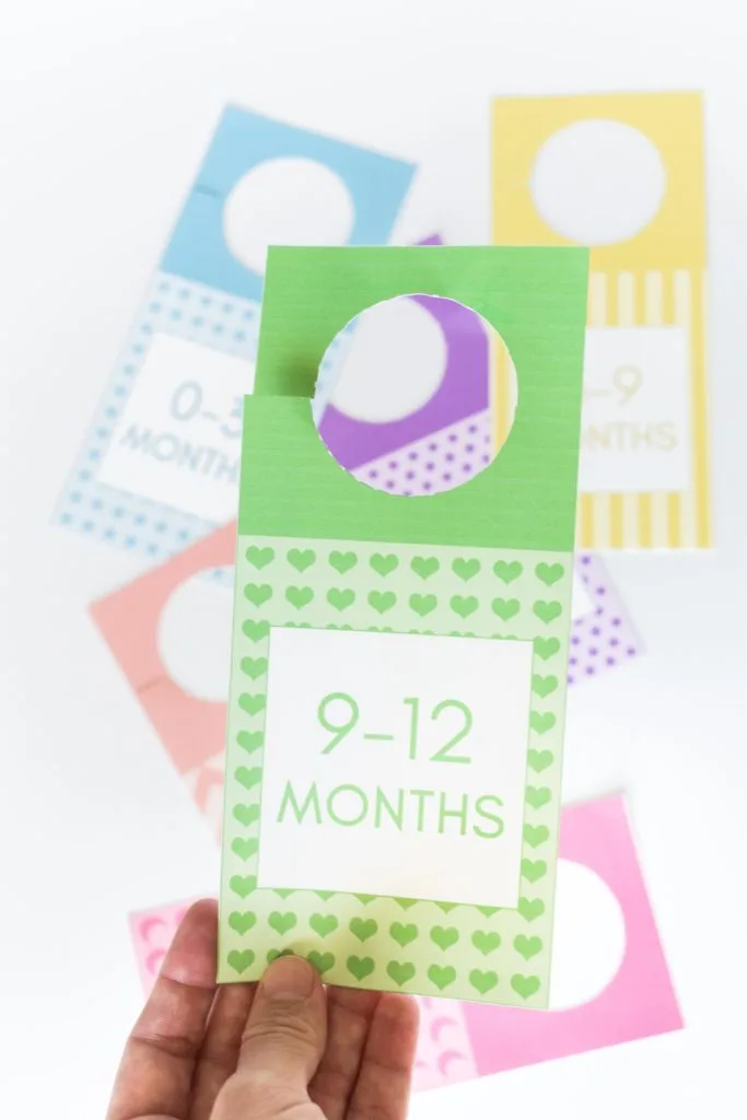 Green Nursery closet divider