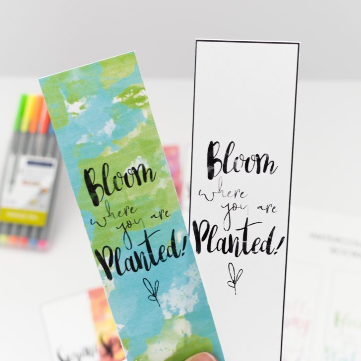 Hold on tight. These Watercolor Spring Bookmarks are absolutely beautiful! Use them for all of your books, or why not to give them to someone that loves reading and the spring season!!