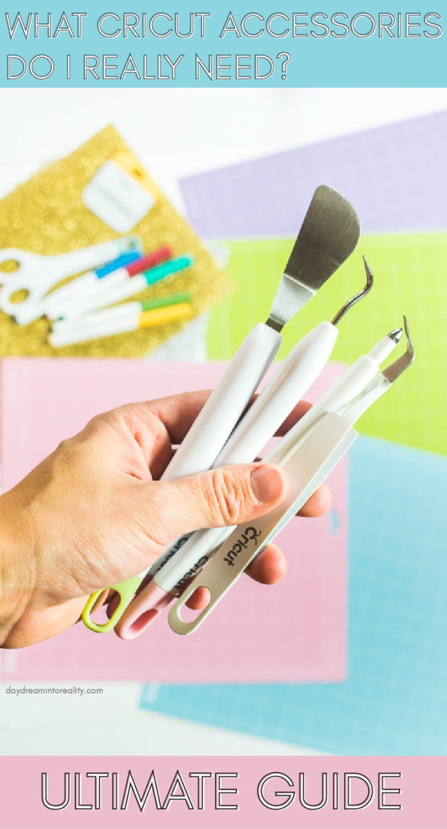 Basic Tool Kit + Cricut Mats in the background