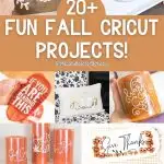 Cricut Fall Projects and Crafts with Free SVG - Pinterest Image