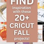 Cricut Fall Projects and Crafts with Free SVG - Pinterest Image