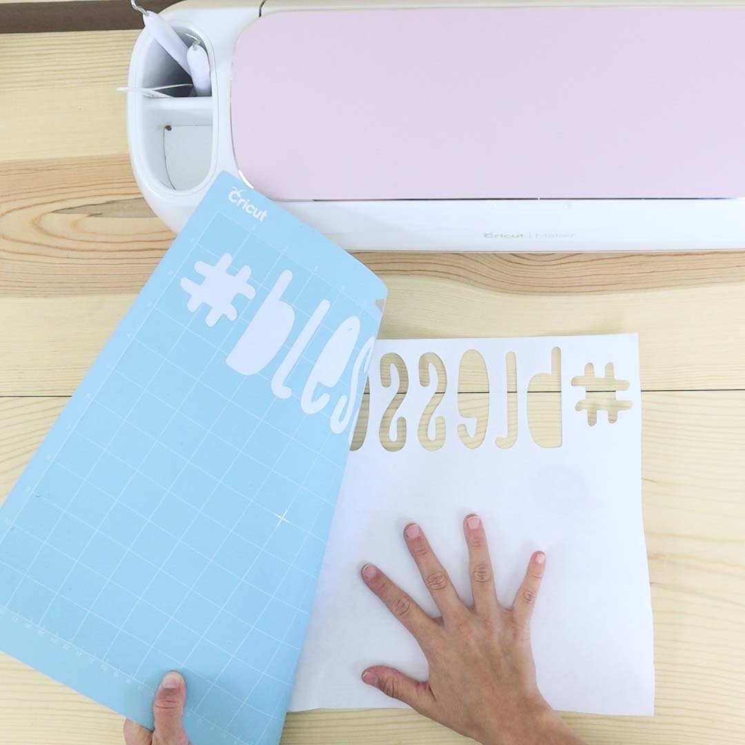 removing freezer paper from Cricut mat