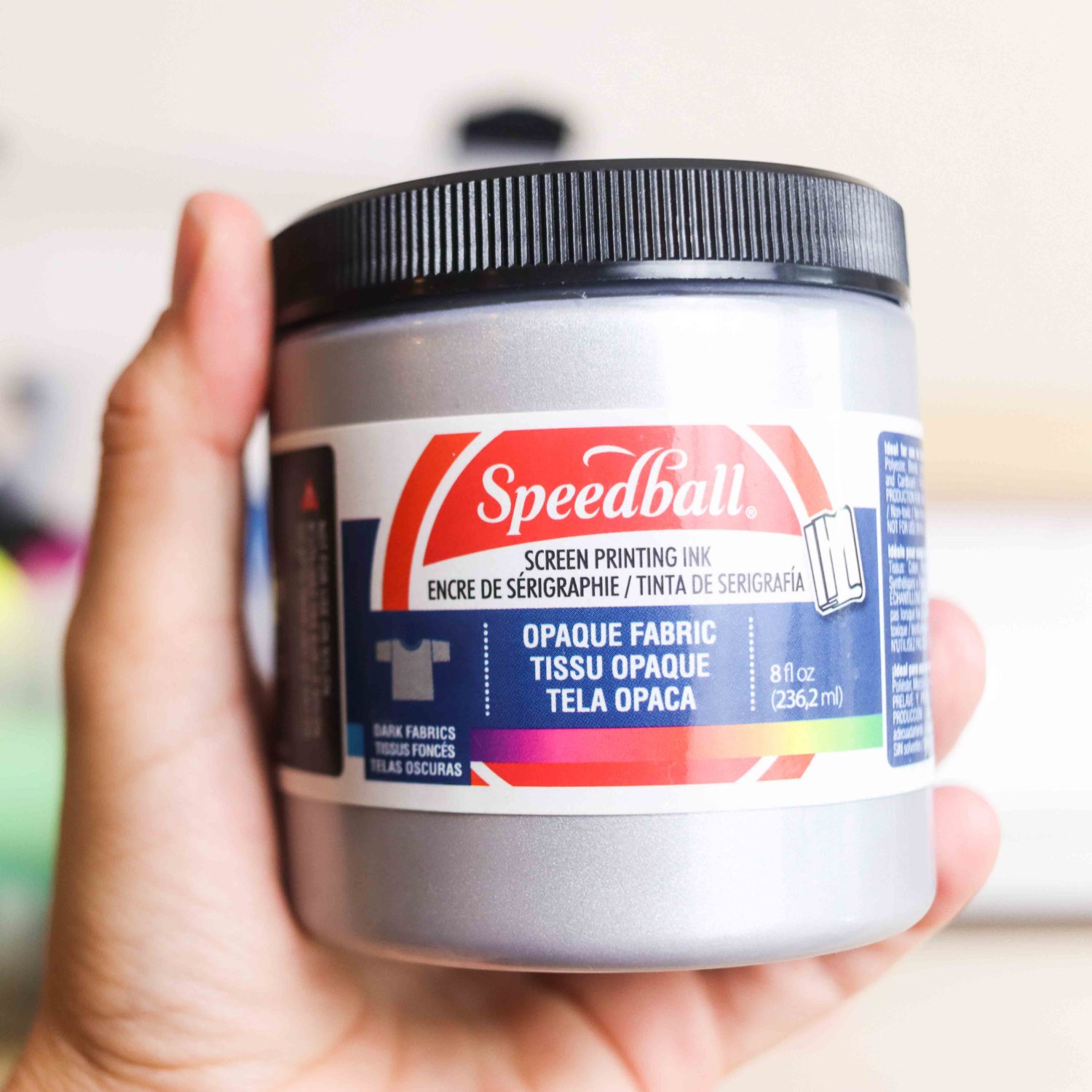 Speedball opaque silver