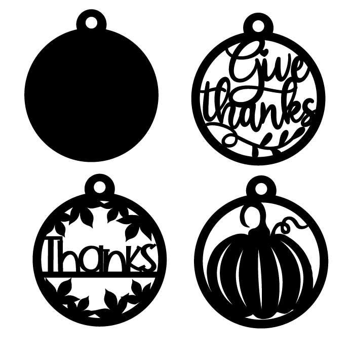 Give thanks gift tags free svg