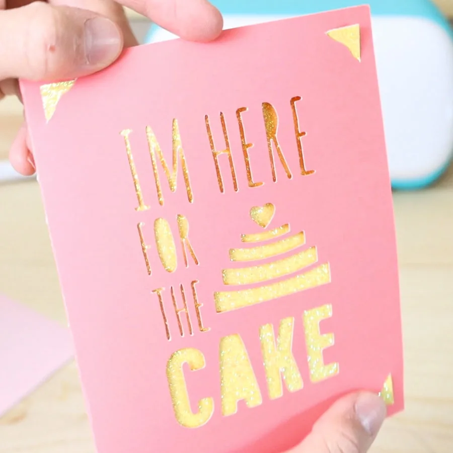 I am here for the Cake Cricut Joy