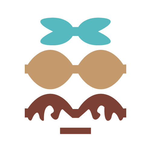 Ice Cream Bow Free SVG