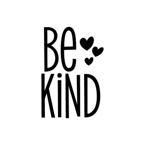 be kind free svg -100