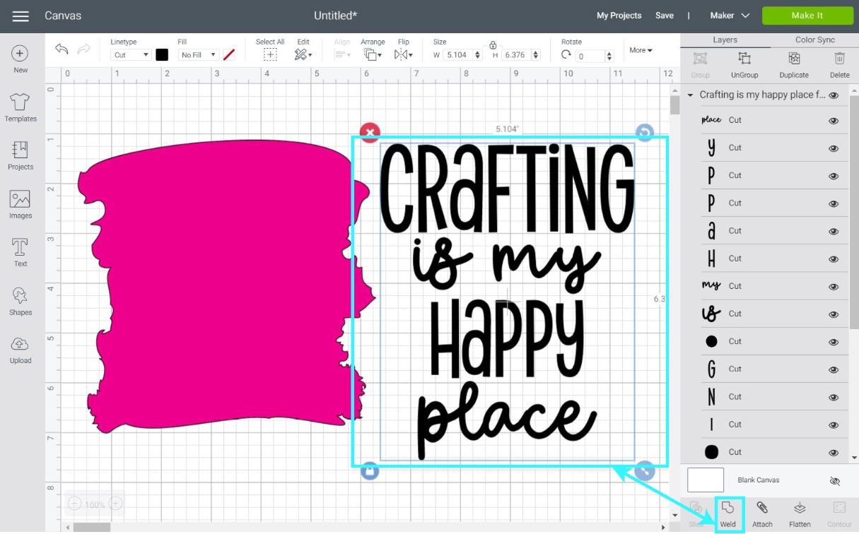 organizing files in cricut design space