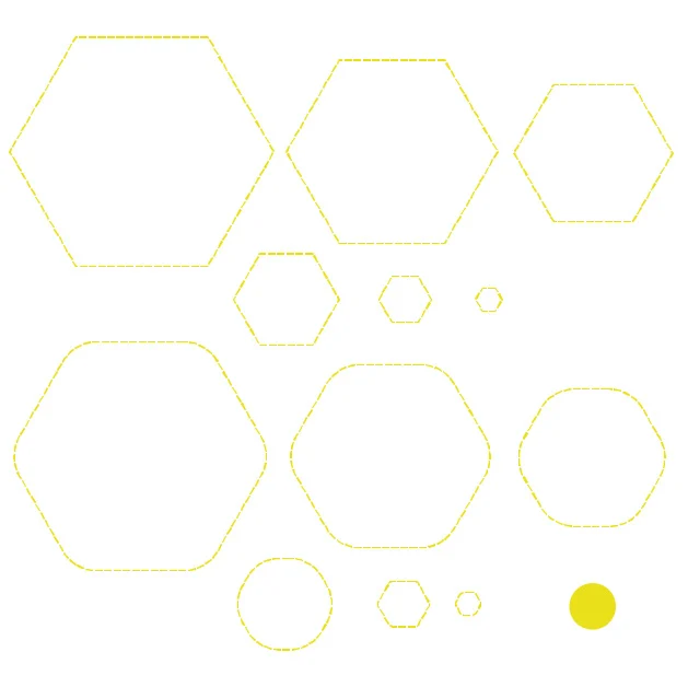 Cricut Perforation Line Alternative FREE SVG Hexagon