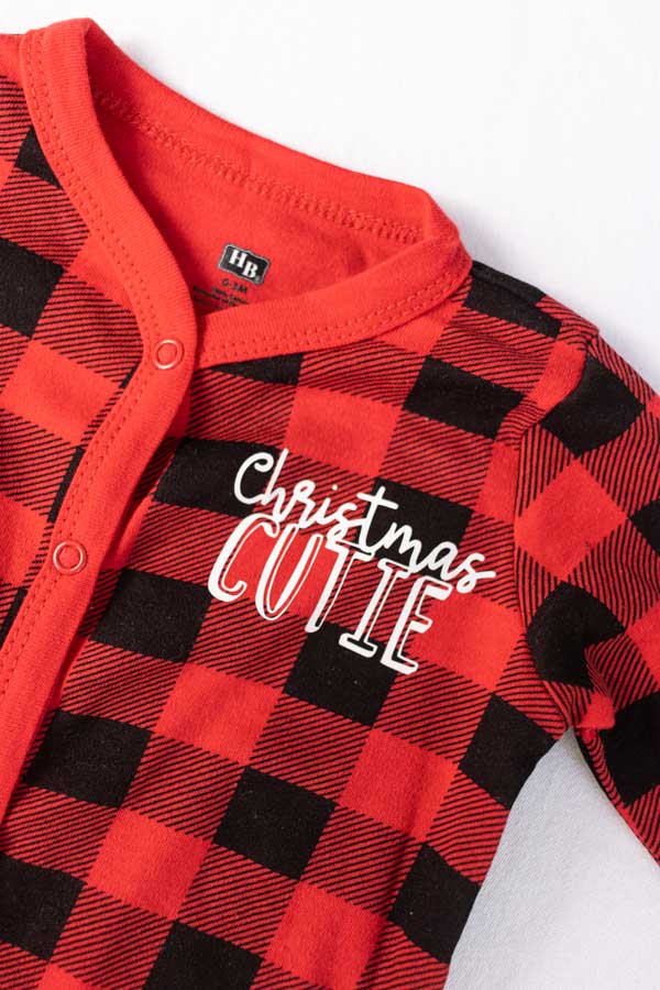 Christmas Cutie Pajama made with Cricut