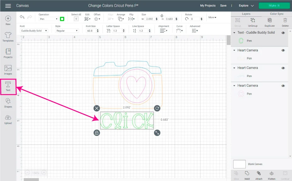 Adding text and changing linetype for draw