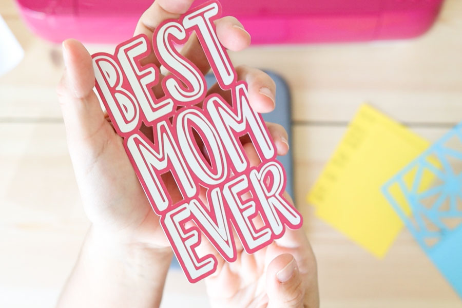 best mom ever iron-on and paper design