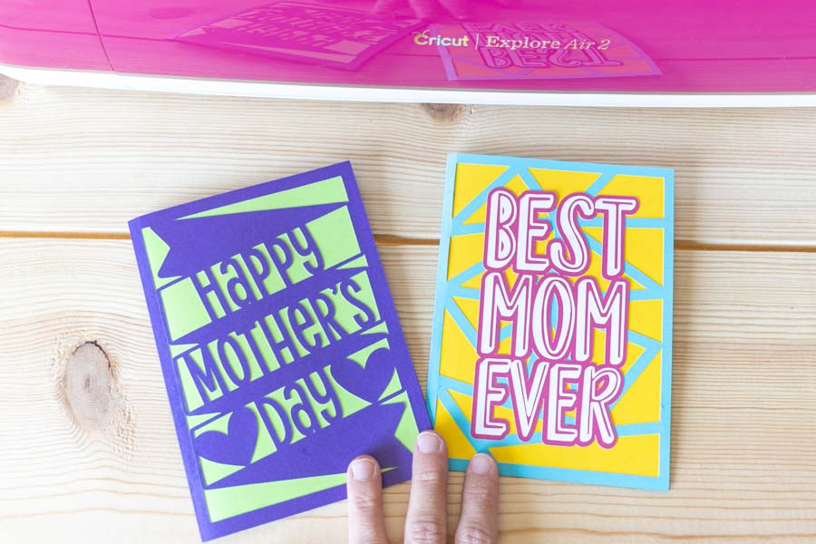 mother's day cards made with cricut