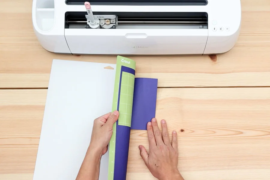 removing material from cricut mat