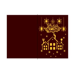 tis the season christmas card free svg