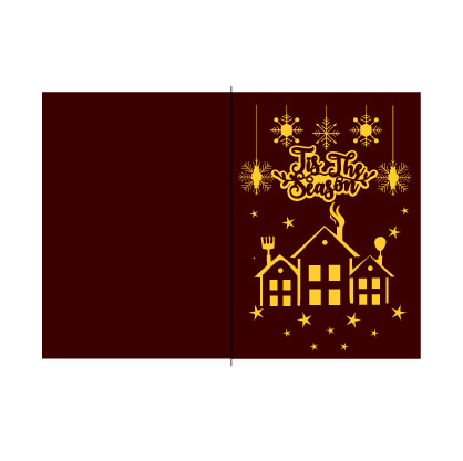 tis the season christmas card free svg