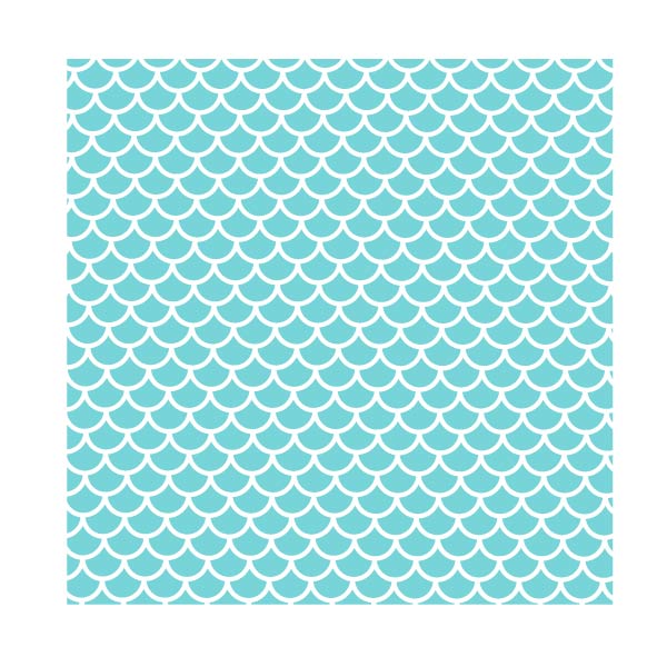 Mermaid Scales Pattern Free SVG