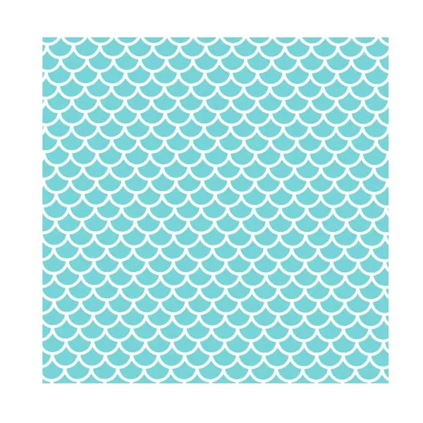 Mermaid Scales Pattern Free SVG