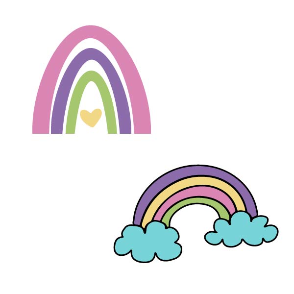 Rainbow free svg