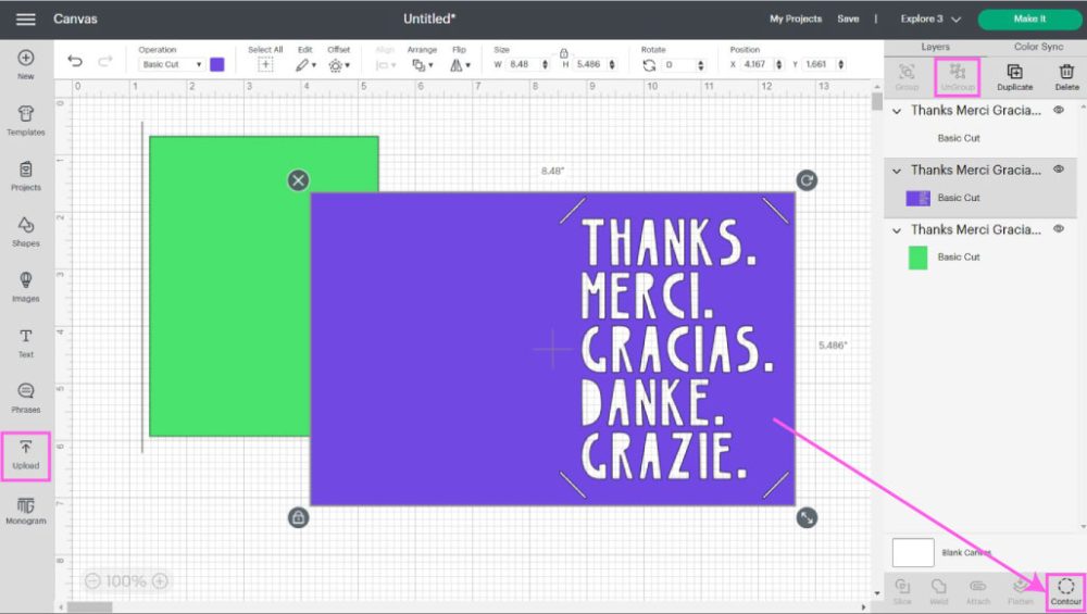 turning a regular card to use with the 2x2 cardmat