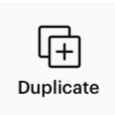 duplicate icon in cricut design space app