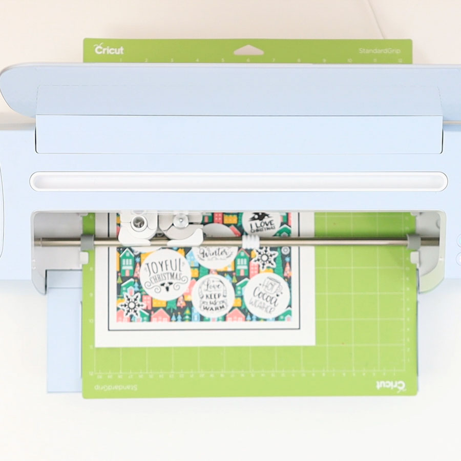 cricut cutting sticker sheet.