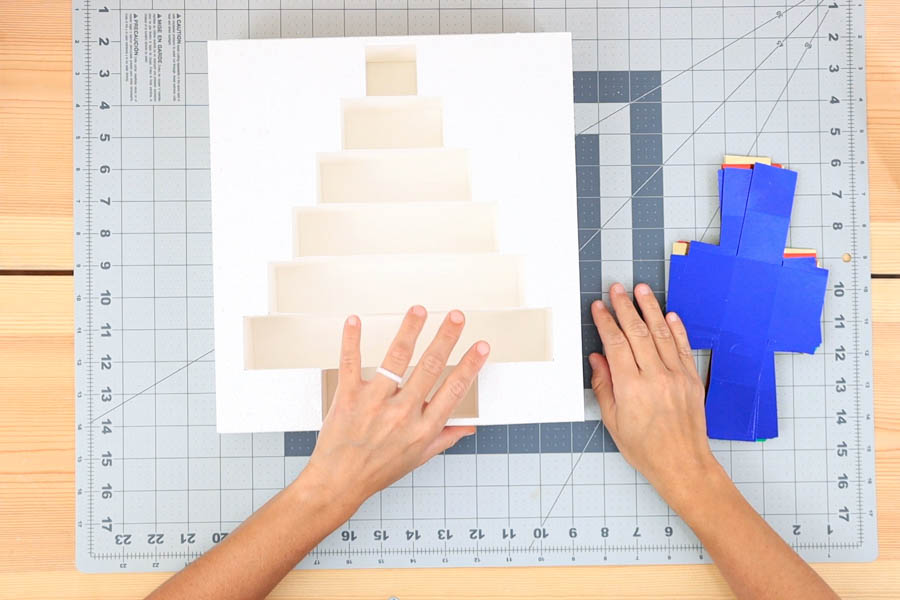 advent calendar structure and drawers