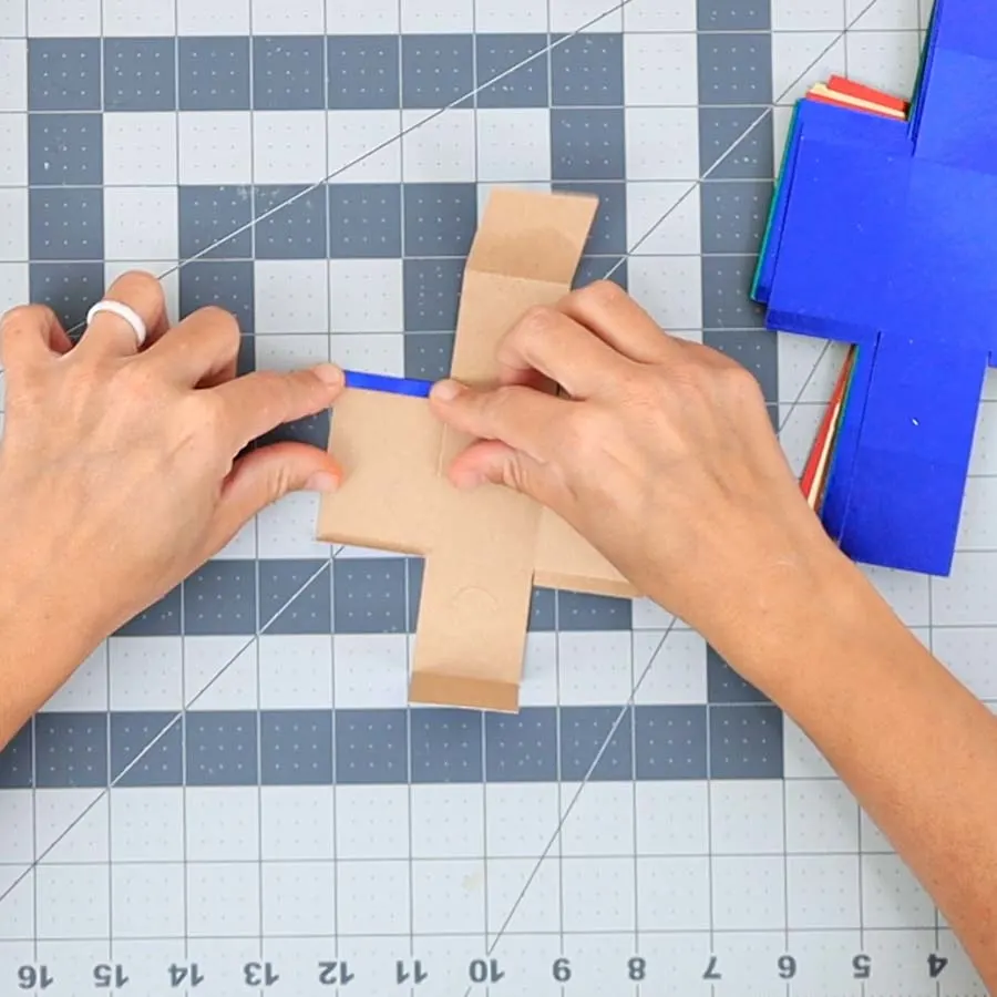 folding drawer for advent calendar