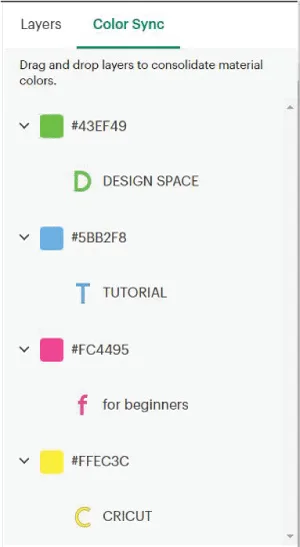 color sync panel