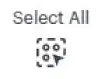 "select all" icon in cricut design space.