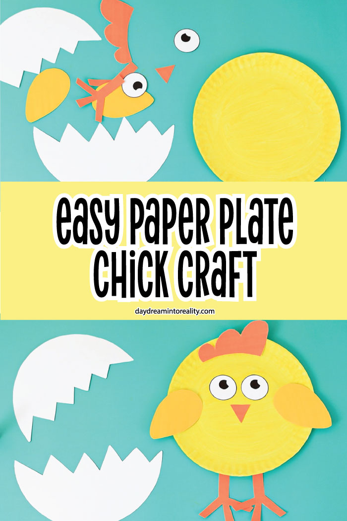 easy paper plate baby chick craft for kids