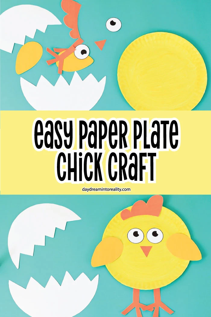 easy paper plate baby chick craft for kids