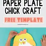 easy paper plate baby chick craft for kids