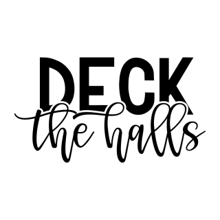 Christmas Free SVG_Deck the halls