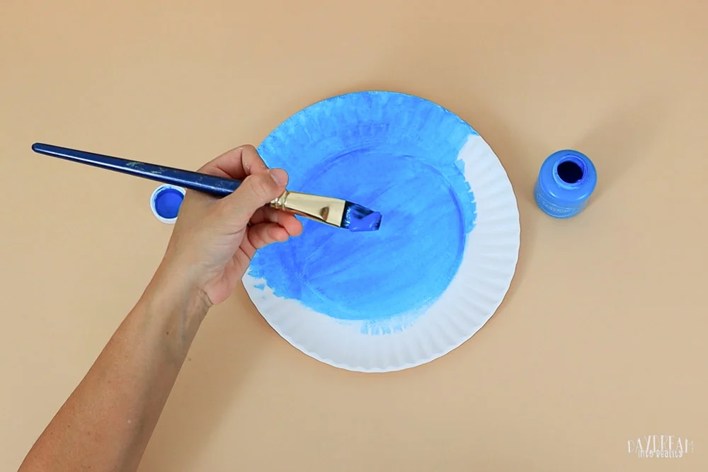 paint paper plate