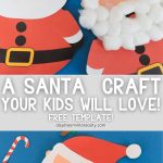 Paper Build a Santa Craft For Kids - Pinterest Image