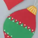 Paper Christmas Ornament Craft for Kids - Pinterest Image