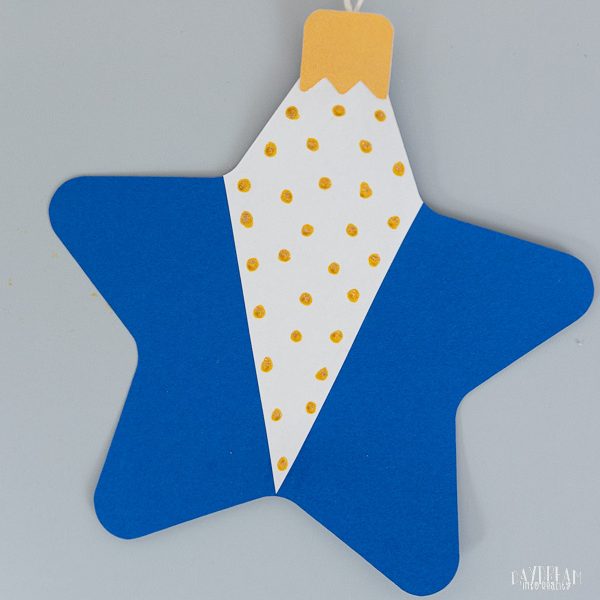 Star shaped ornament craft