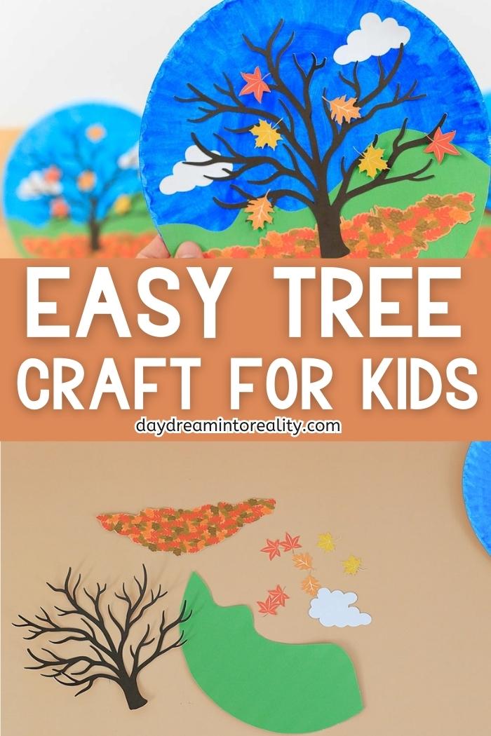 Make a Paper Plate Fall Tree Craft at school with our free printable template. This hands-on craft activity is perfect for teaching kids about fall, allowing them to create and explore the changing colors of autumn leaves in an educational environment.