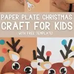 Paper Plate Reindeer Craft for Kids - Pinterest Image