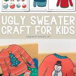 Ugly Sweater Craft For Kids - Pinterest Image