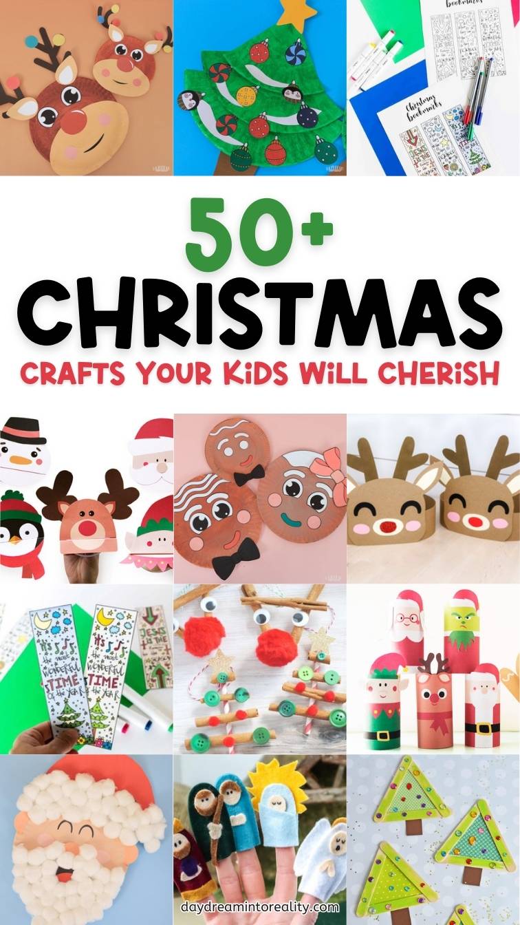 Christmas Crafts for Kids - Pinterest Image