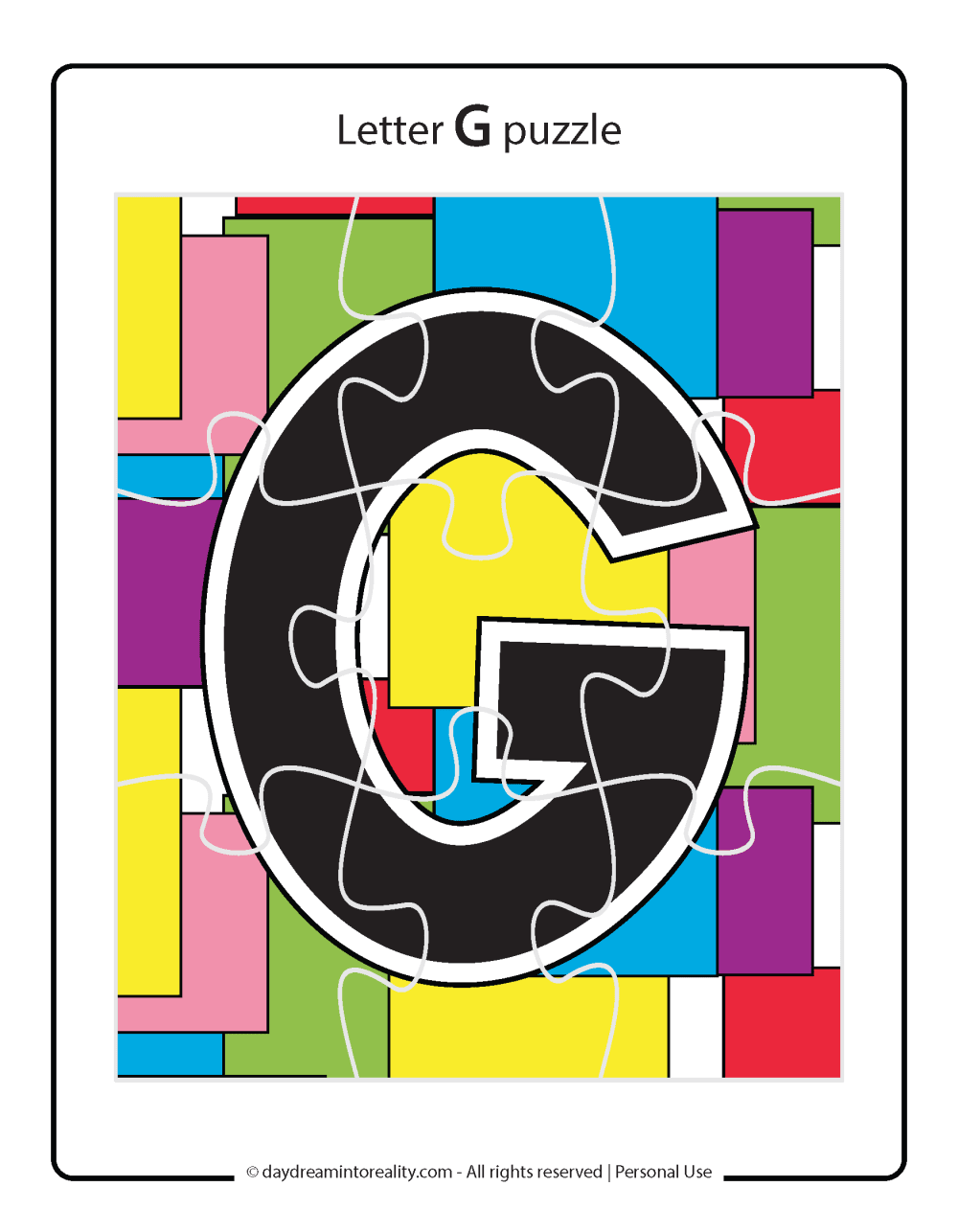 Uppercase G Puzzle