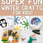 winter crafts for kids collage 1 - Pinterest image