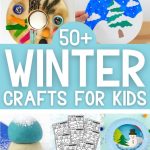 winter crafts for kids collage - Pinterest image 6