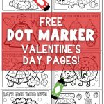 Valentine's Day Dot Marker Page Pinterest Image 1