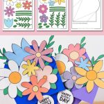 Paper Flower Bouquet Craft for Kids - Pinterest Image 5