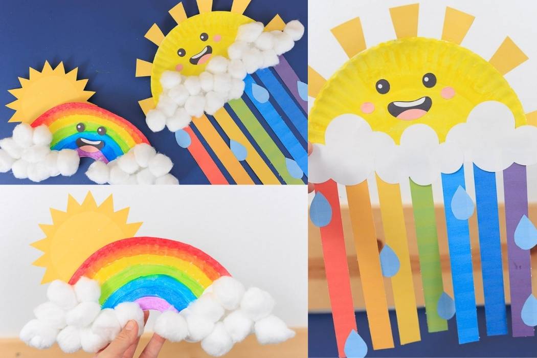 Paper Plate Rainbow Craft featured image